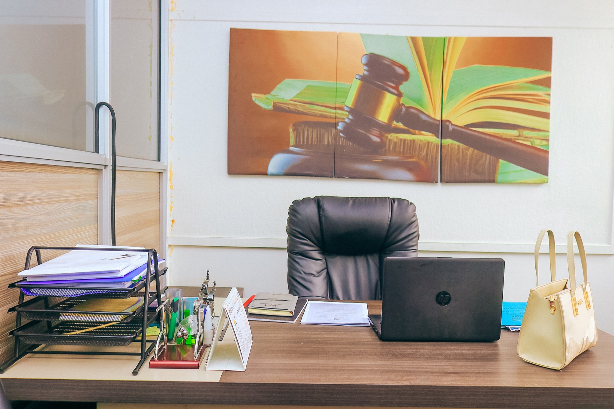 An advocate’s office at Farah & Maalim Advocates in Nairobi