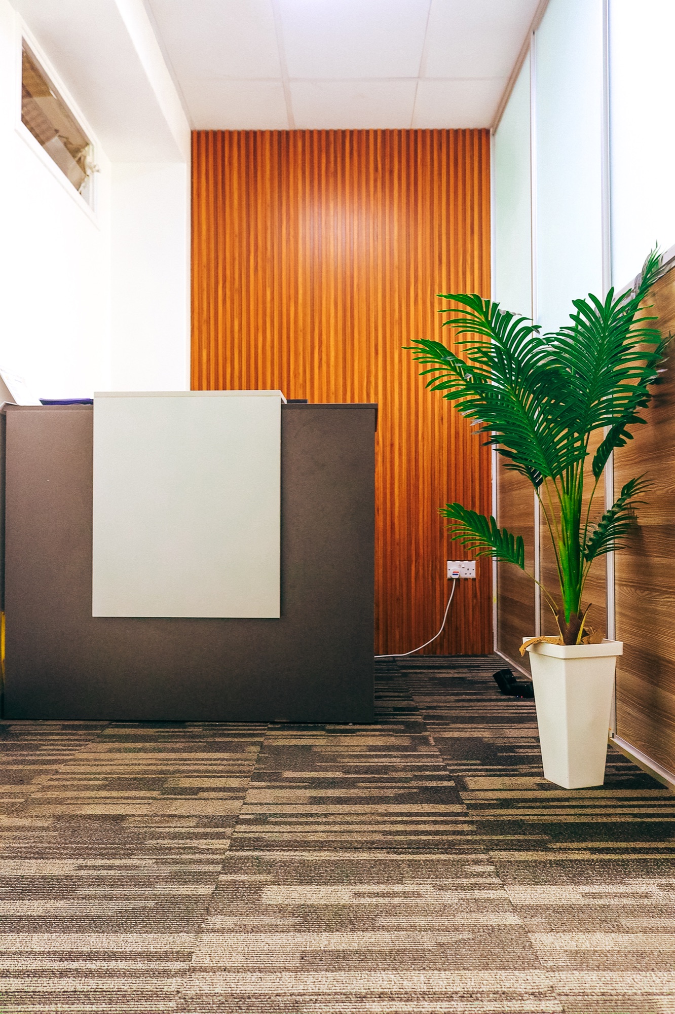 The reception area at Farah & Maalim Advocates
